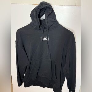 Adidas sweatshirts hoodie Black XL terry cloth